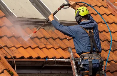Démoussage et hydrofuge de toiture à Champenoise